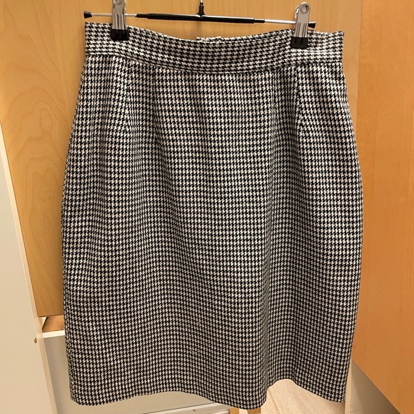 Pastel Power Skirt - Vintage Orange Houndstooth